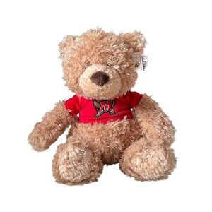 NWT GUND PLUSH STUFFED ANIMAL BEAR & Maryland Terrapins Shirt